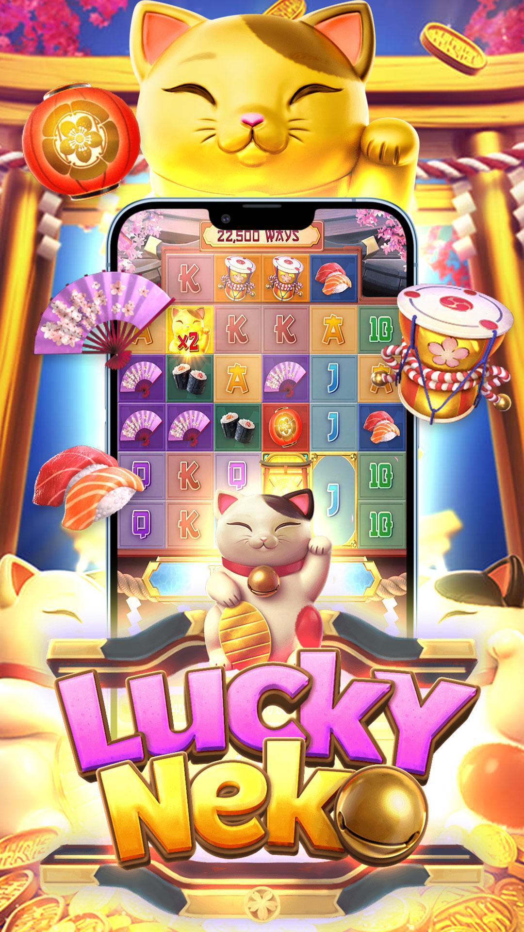 Menikmati Kecantikan Grafis Lucky Neko yang Memukau